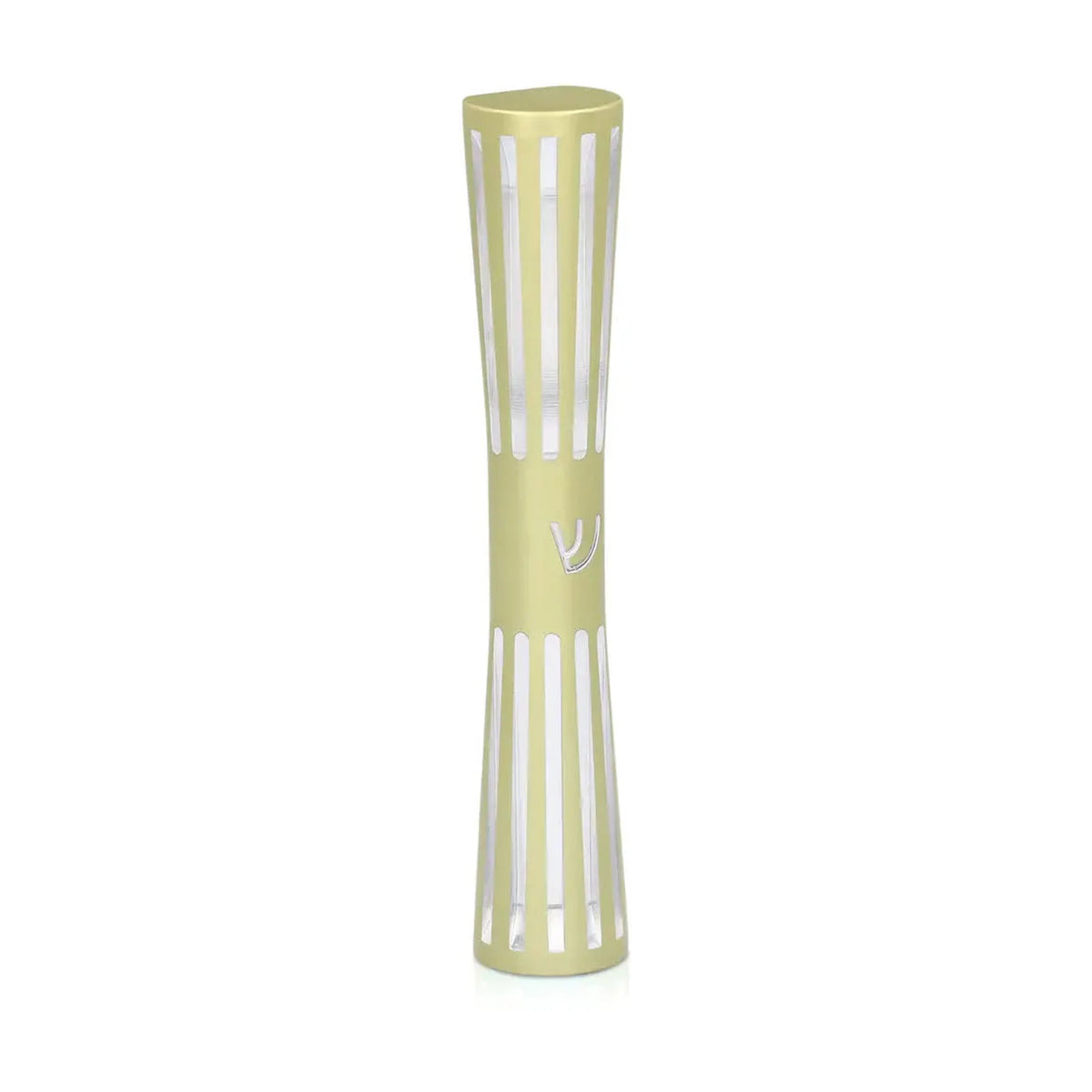 Fluted Mezuzah Case, Yellow