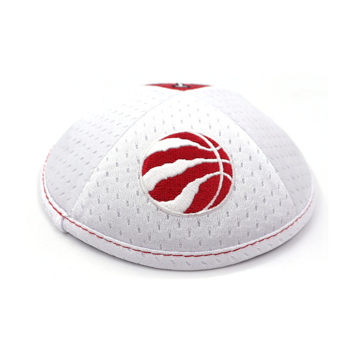 Sports Mesh Kippah, Toronto Raptors, White