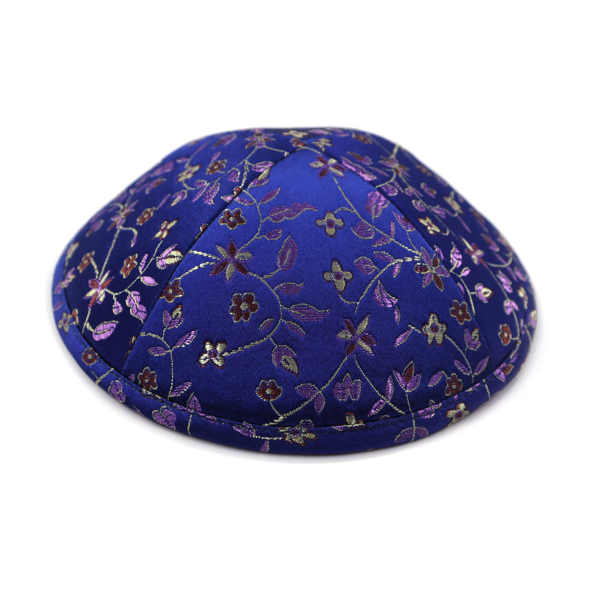 Kippah, Floral Brocade, 17cm
