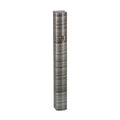 Mezuzah, Dark grey Stripes Printed Aluminum