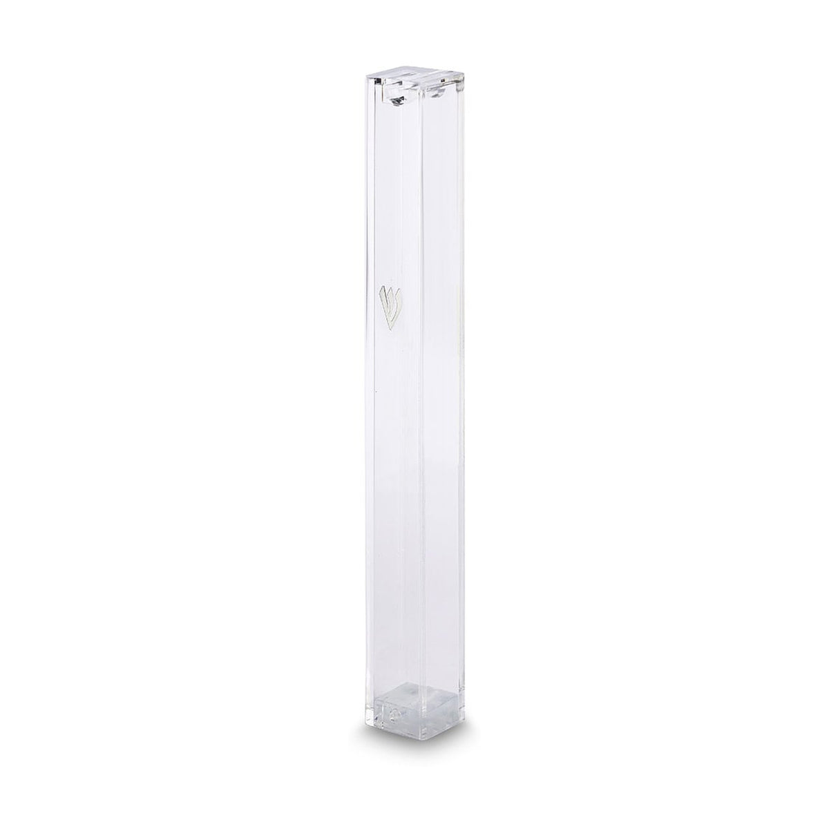 Clear Plastic Mezuzah 15 cm
