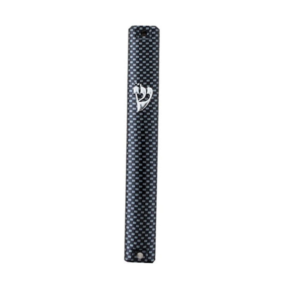 Mezuzah Case, Black Plastic, 10cm