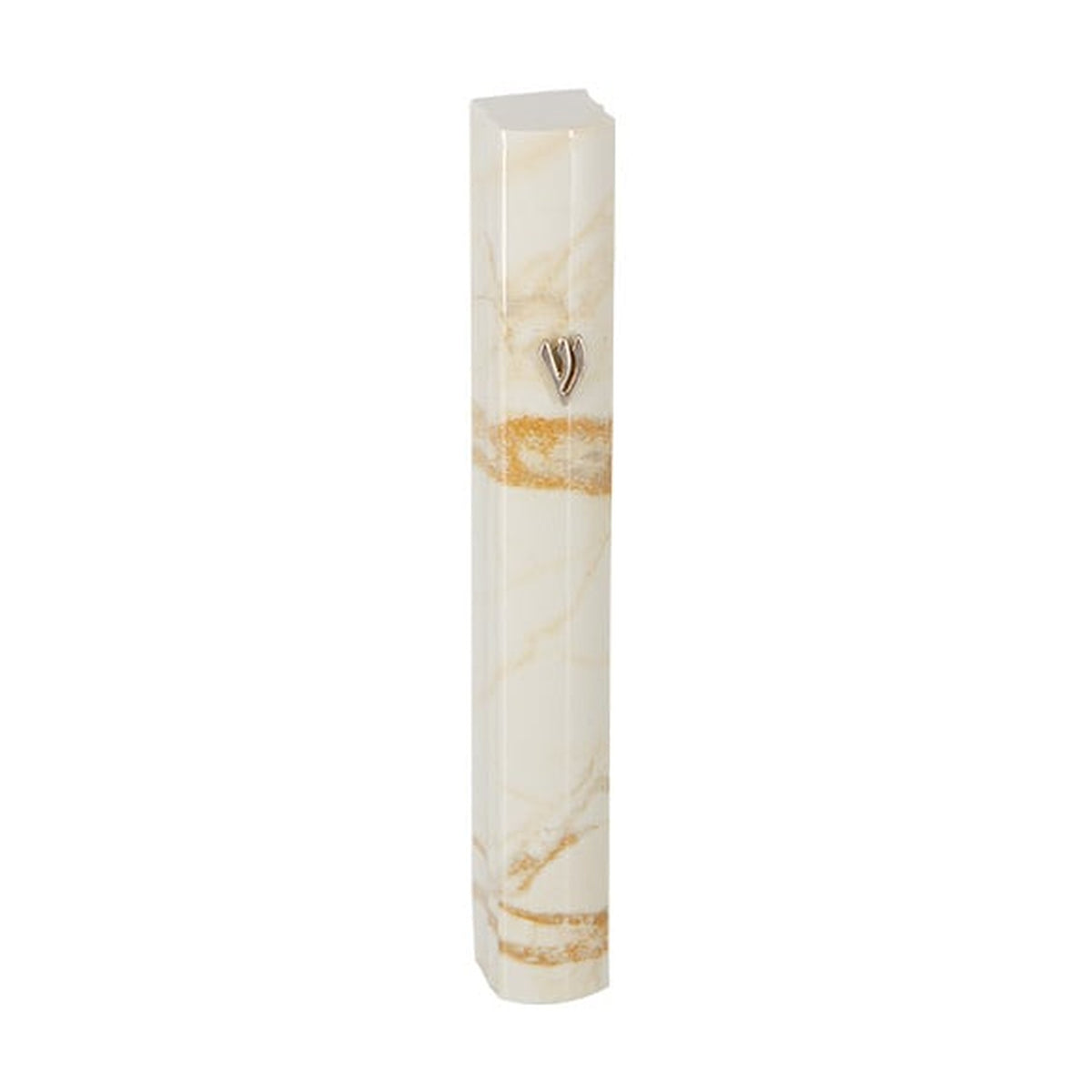 Mezuzah, Marble Effect, 10cm