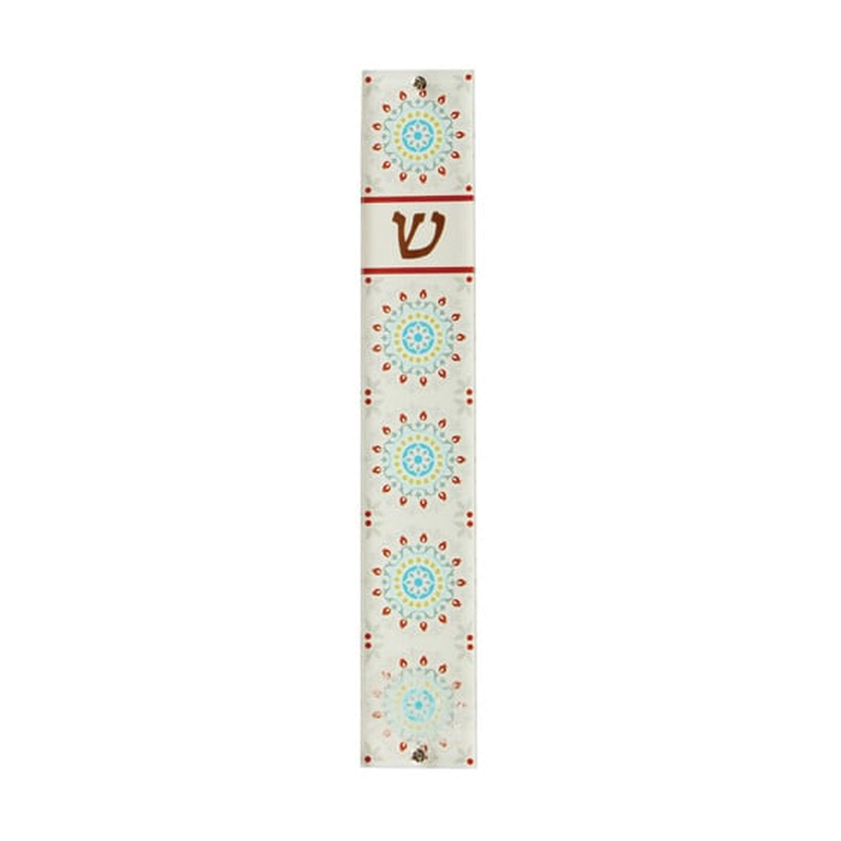 Mezuzah with Printed Design, 12cm