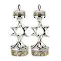 Magen David Shabbat Candlesticks