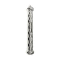 Mezuzah Case, Diamond Silver Plastic, 12cm