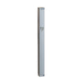 Mezuzah Case, Aluminum, 7cm- Silver with Stoppers