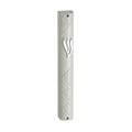 Mezuzah Case, White Plastic, 15cm
