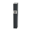 Wooden Black Mezuzah with shin cutout, 12cm