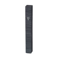 Black stripe Plastic Mezuzah, 12cm