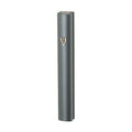 Dark Grey Aluminum Mezuzah with Silver-Coloured Shin, 10cm