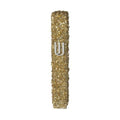 Glass Mezuzah with Crystals