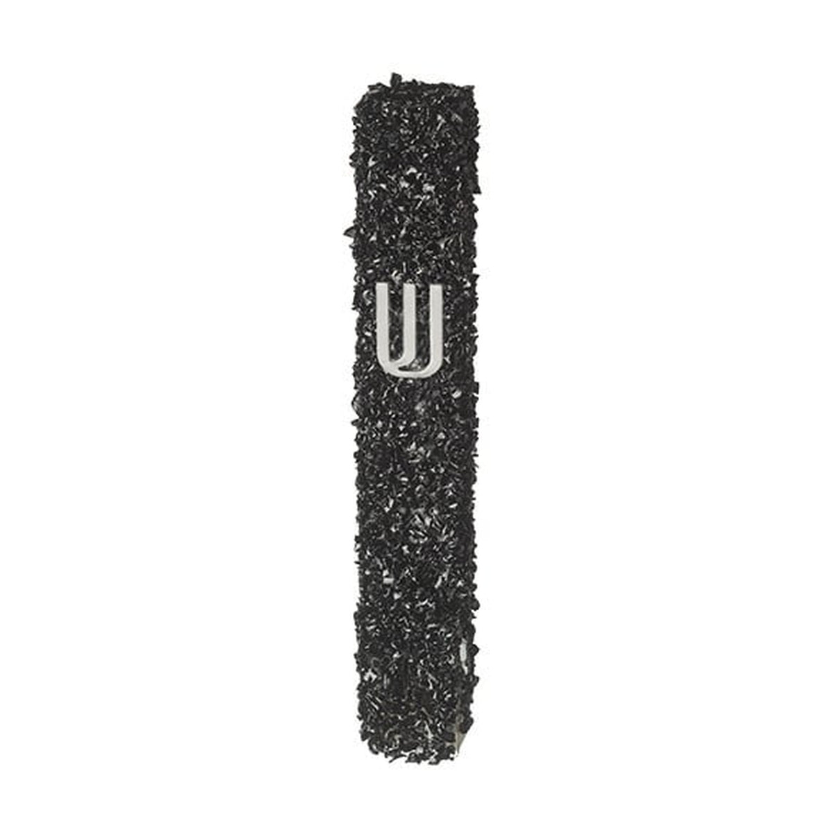 Glass Mezuzah with Crystals
