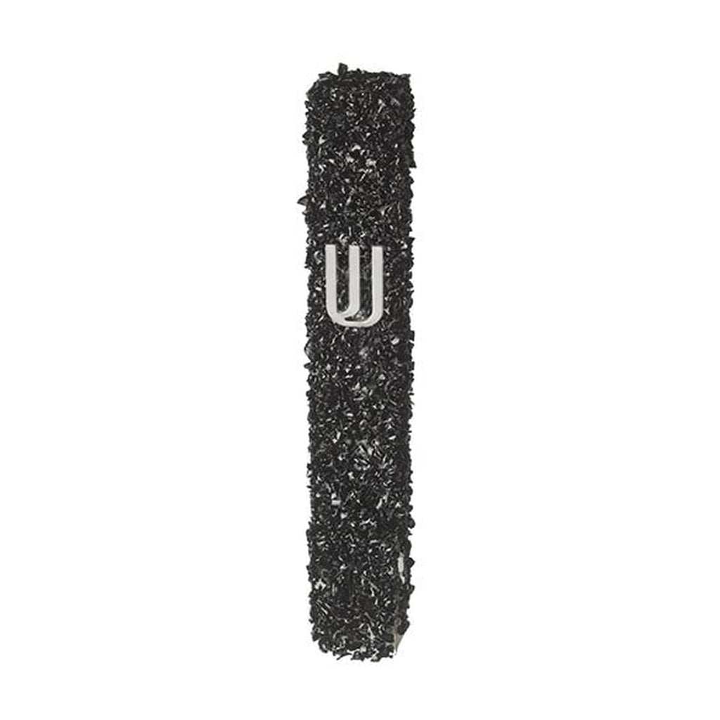 Glass Mezuzah with Crystals