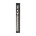 Mezuzah, Wood with Metallic Plaque, 12cm
