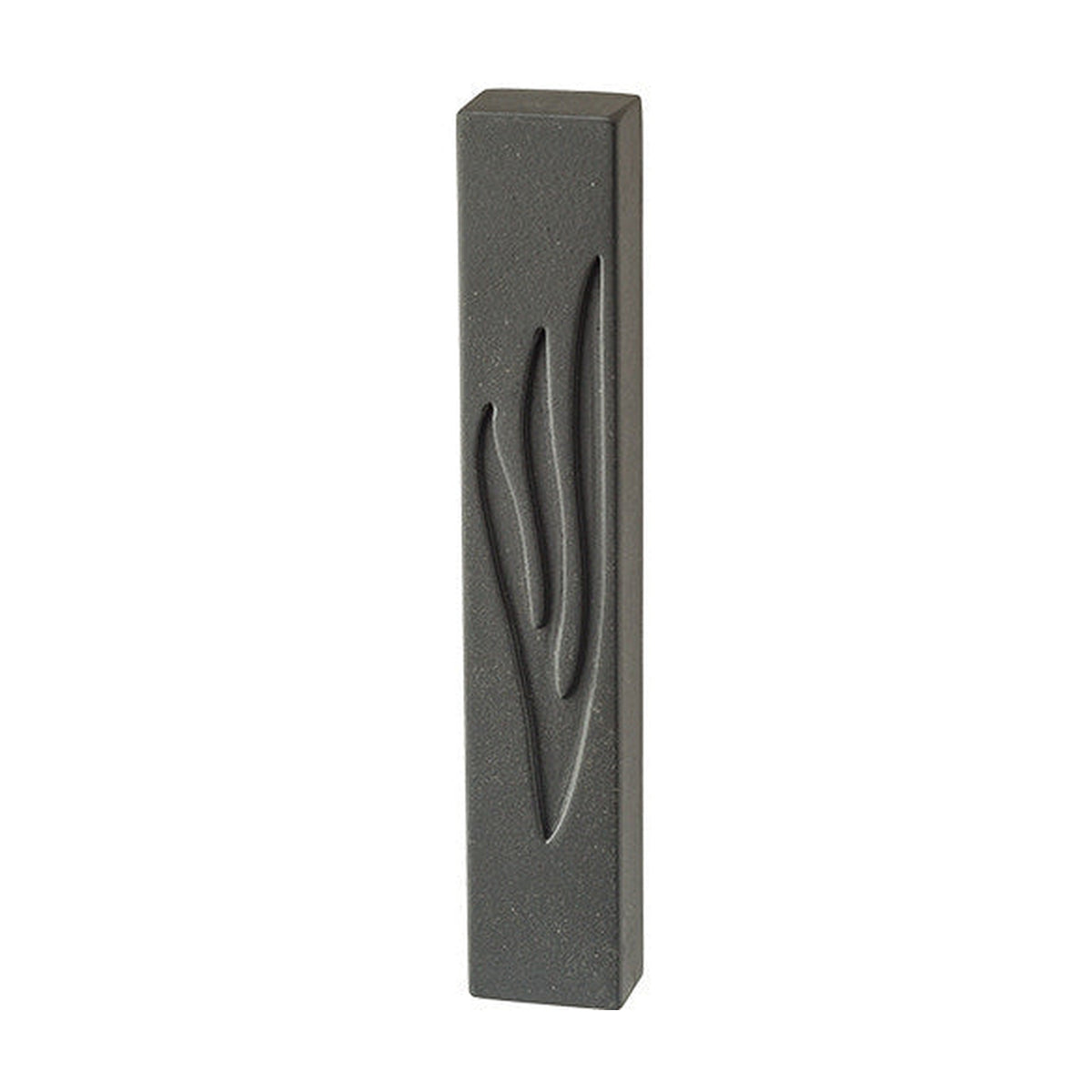 Concrete Effect Mezuzah, Black, 12cm