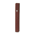 Wood-Effect Plastic Mezuzah, 10cm