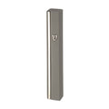 Stone-Silver Concrete Mezuzah Case 12cm