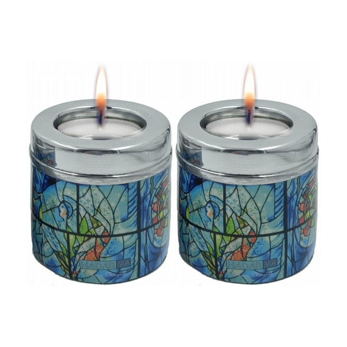 Candle Holders Aluminum, Chagall Design