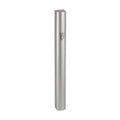 Mezuzah Case, Silver Aluminum, 7cm