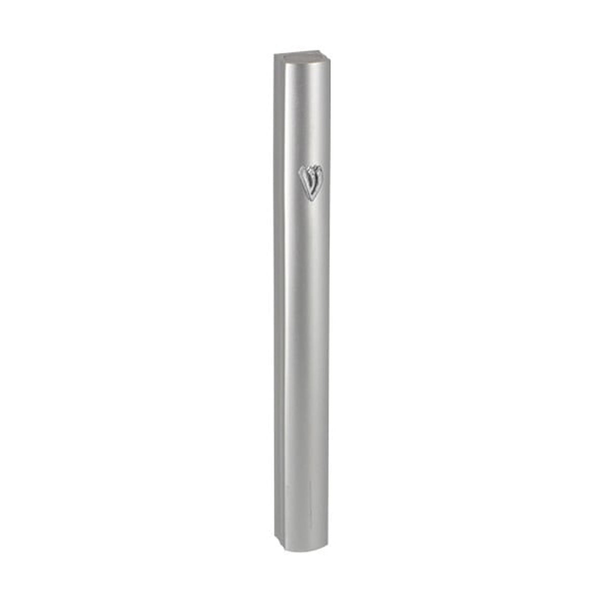 Silver Aluminum Mezuzah, 12cm