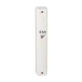 Mezuzah, White Plastic
