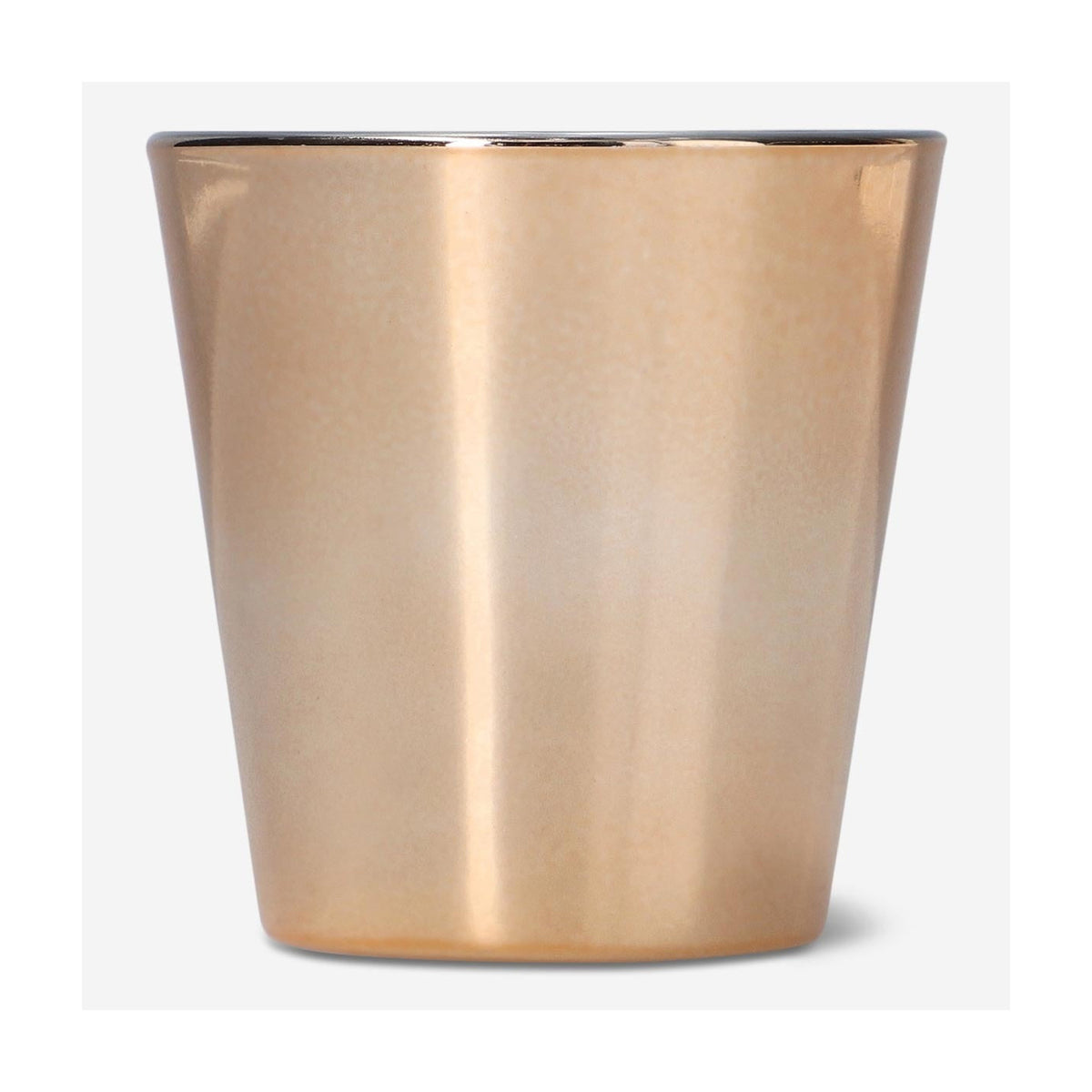 Kiddush Cup, Glass & Stainless Steel