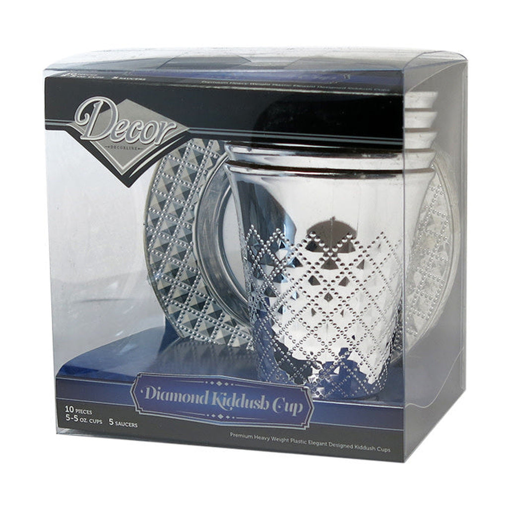 Disposable Kiddush Cup Sets, 5pcs