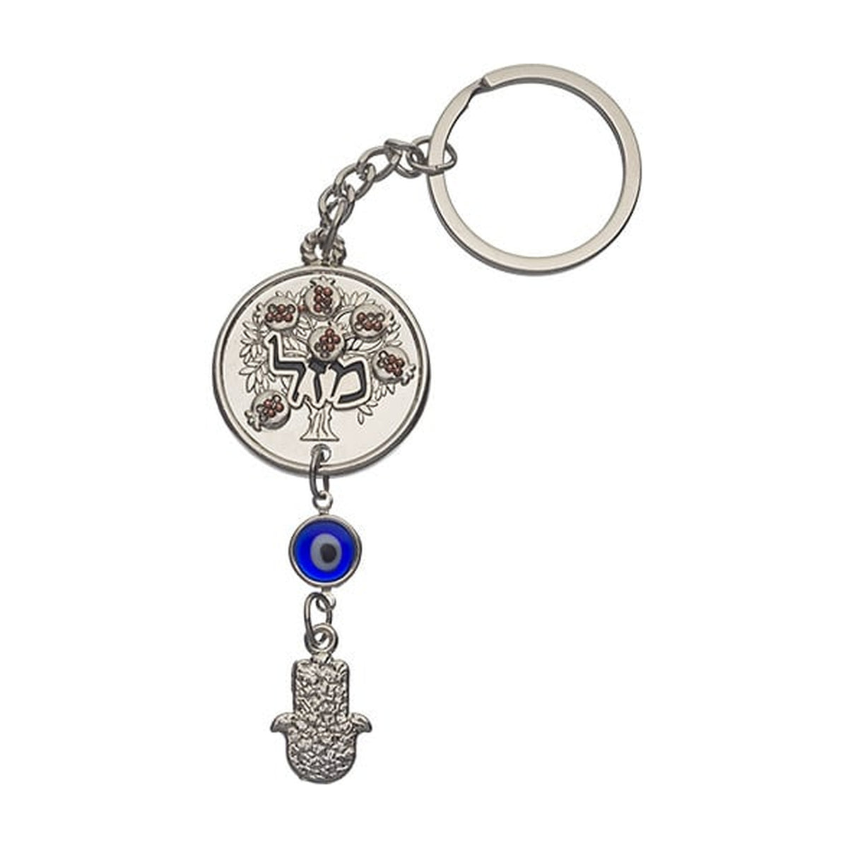 Mazal - Eye & Hamsa - Keychain
