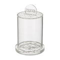 Silver Acrylic Tzedakah Box (16x10 cm)