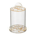 Gold Acrylic Tzedakah Box (16x10 cm)