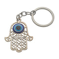 Hamsa Keychain Blue Eye 5cm