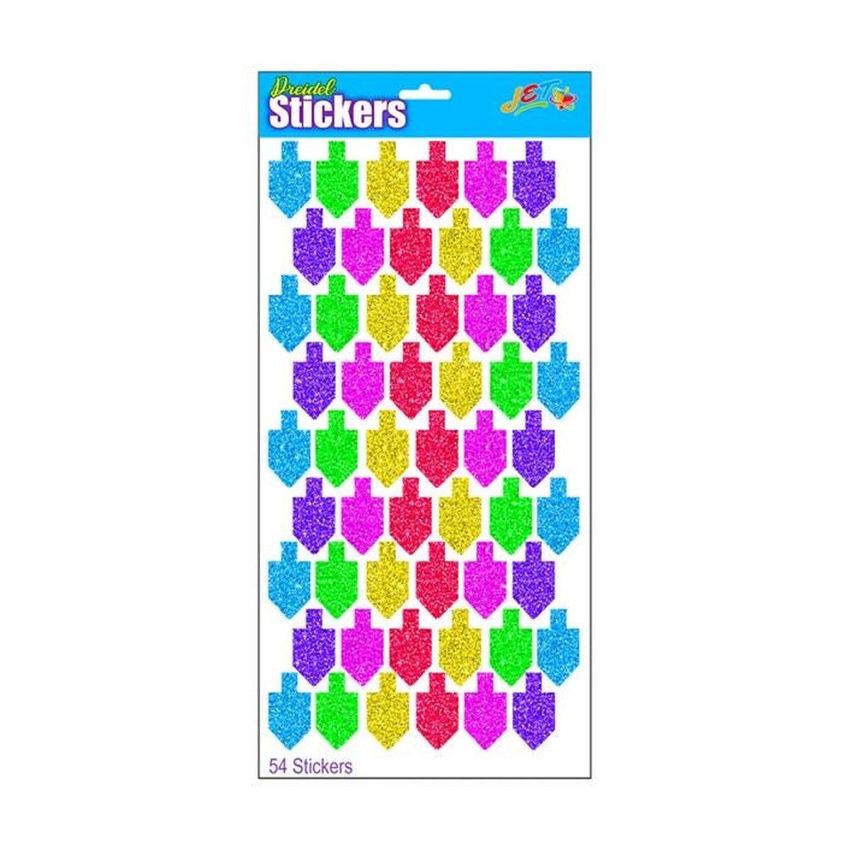 Dreidel Prismatic Stickers