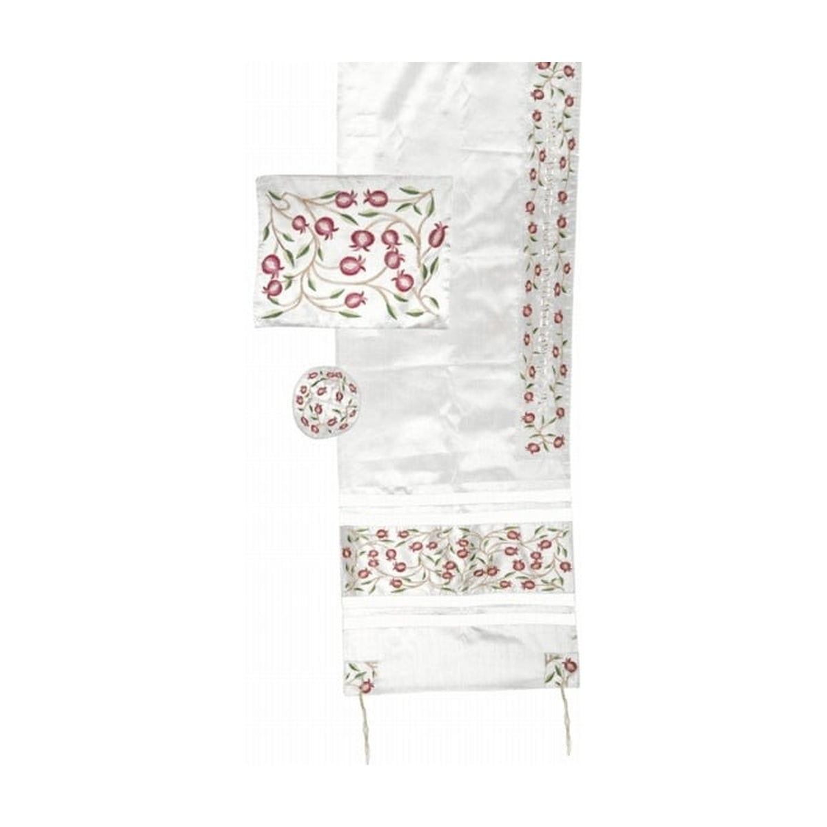 Tallit with Matching Bag and Kippah