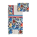 Tallit Set - White Pomegranate Design