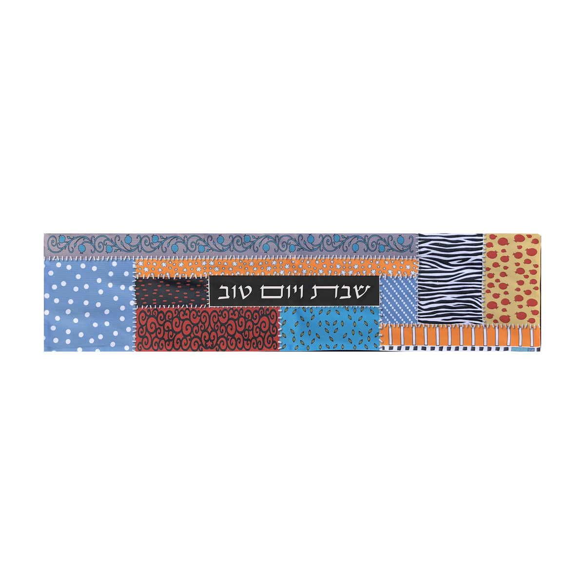 Red/Orange Patchwork Heat-Resistant Table Runner