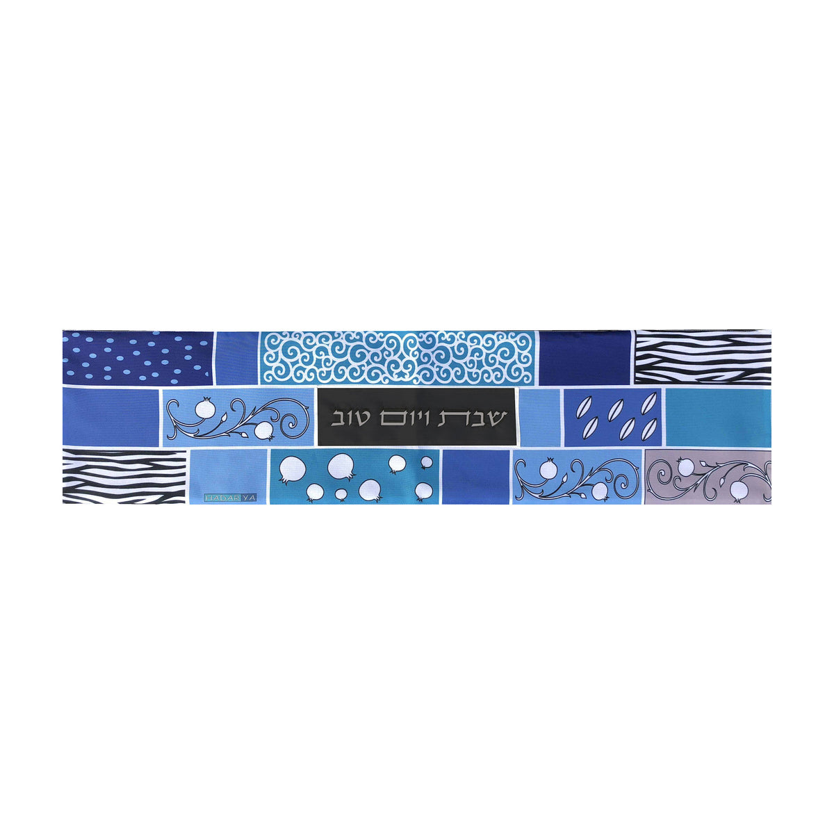 Blue Patchwork Heat-Resistant Table Runner