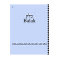 Maftir & Haftarah Booklet, Balak