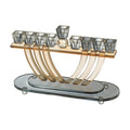 Crystal Elegant Menorah 16cm