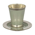 Kiddush Cup with Saucer – Silver (9 cm)
