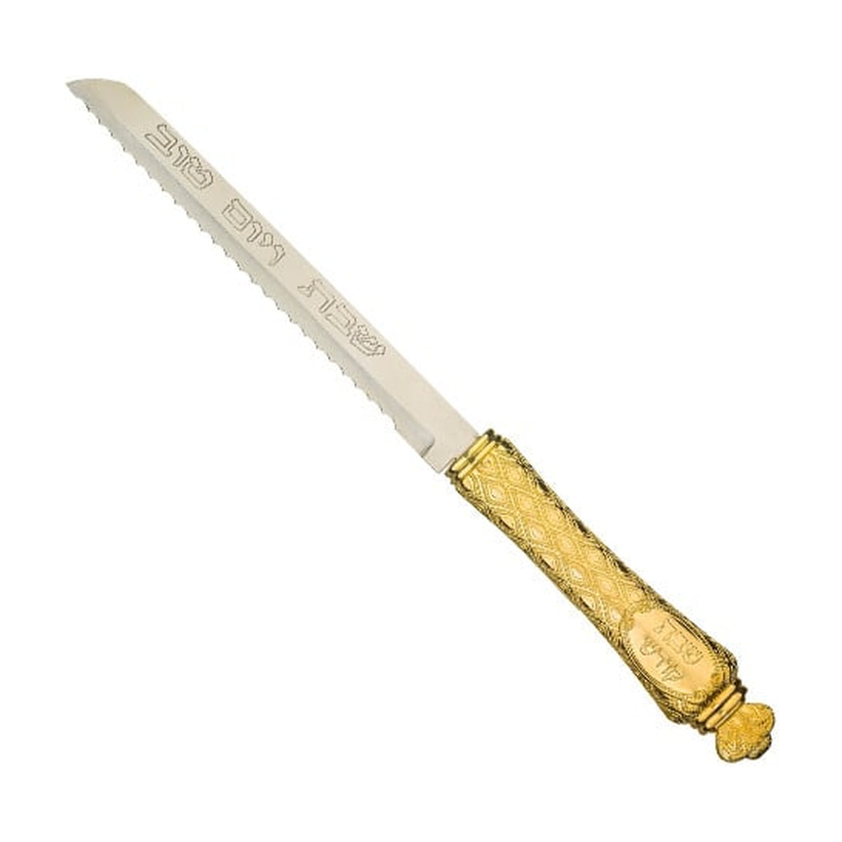 Challah Knife, Gold Effect Handle