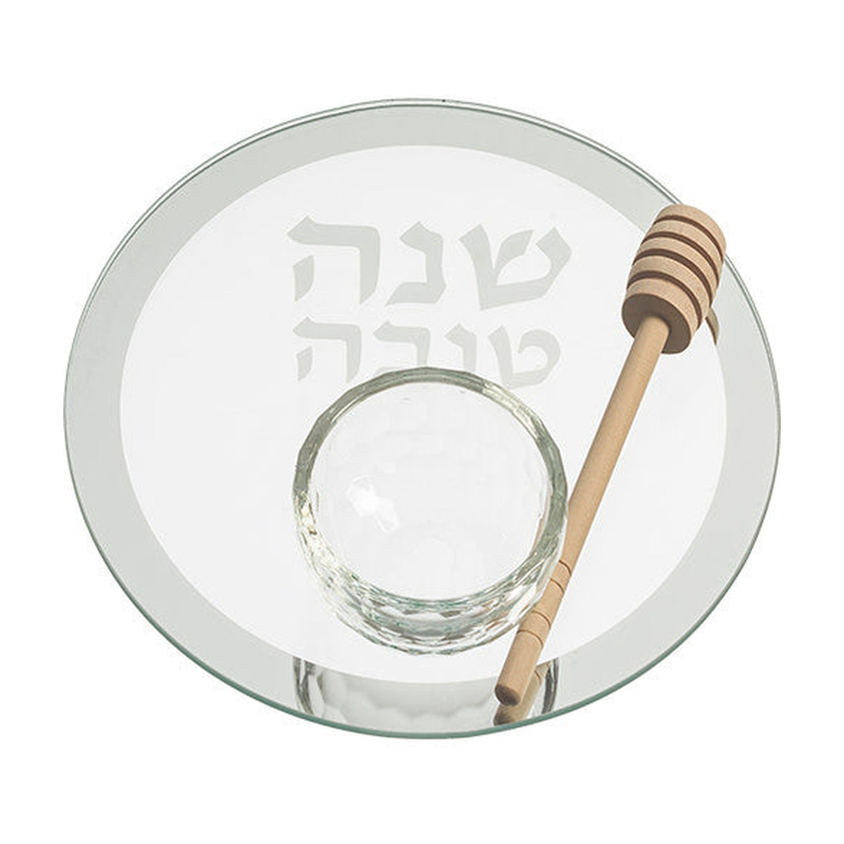 Glass Plate For Apple In Honey