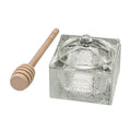 Elegant Crystal Honey Dish