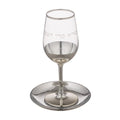 Kiddush Cup , Stemmed, Glass