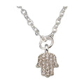 Silver Hamsa Necklace