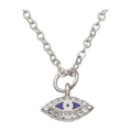 Silver Eye Necklace