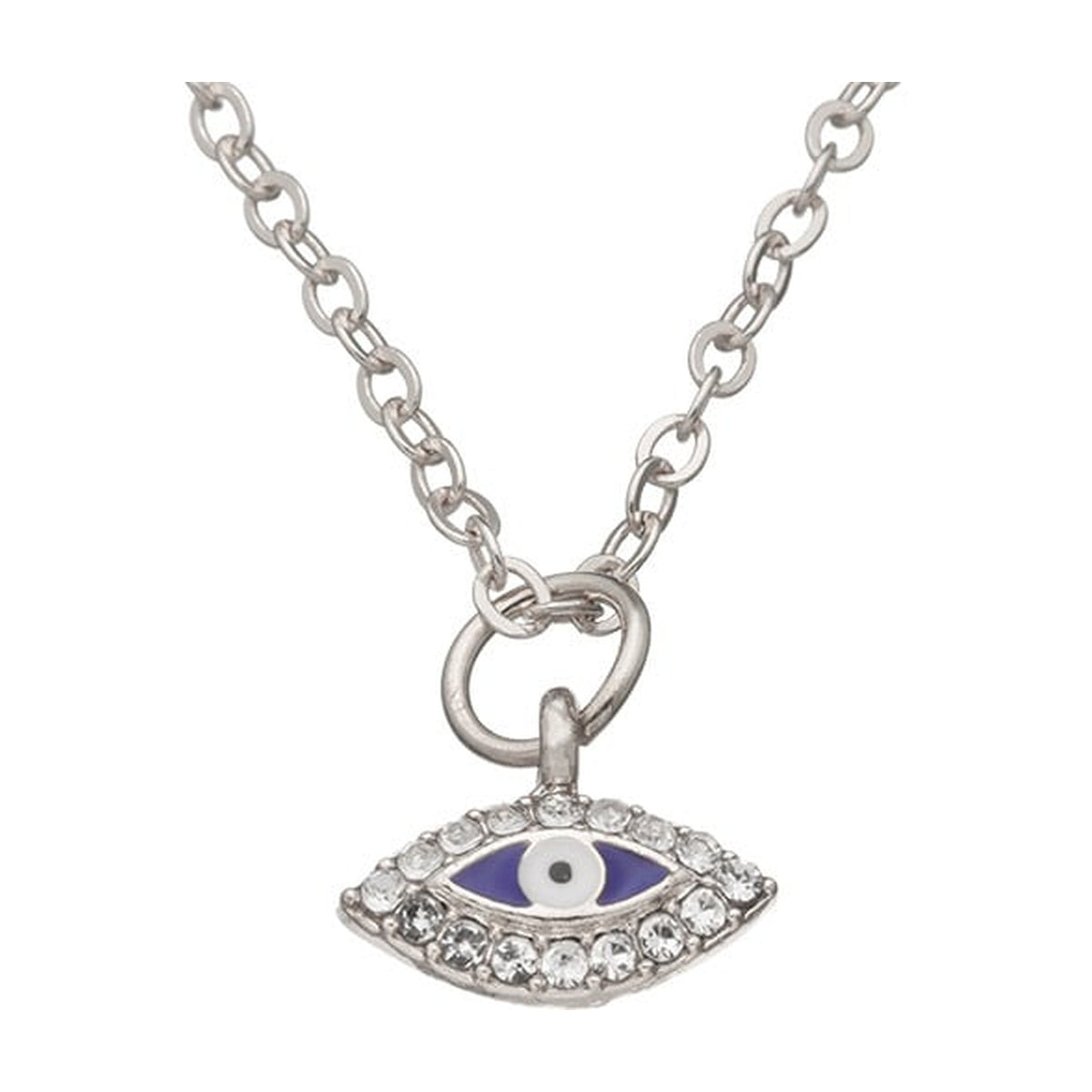Silver Eye Necklace