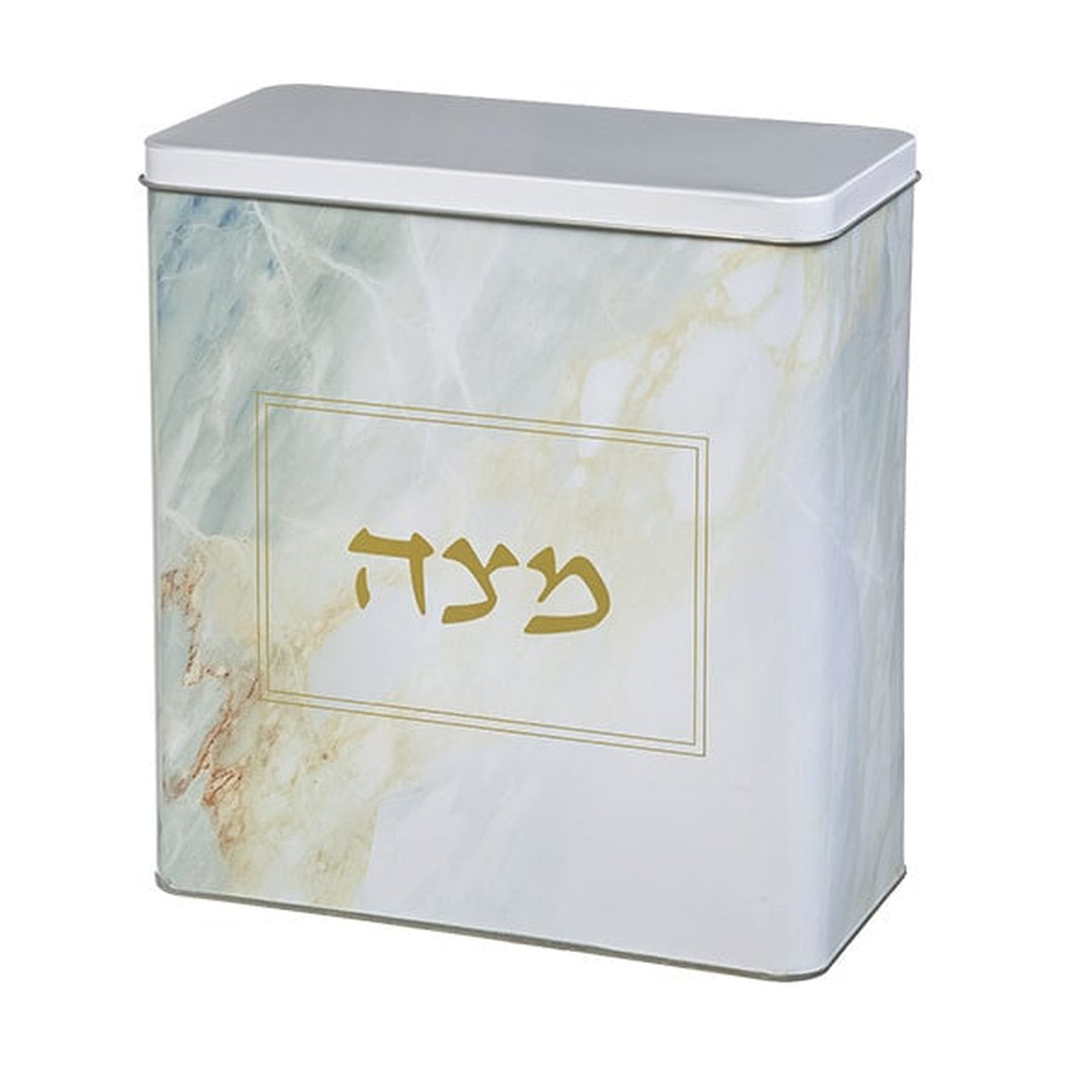 Aluminum Matzah Box ,  Marble