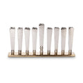 Aluminum Menorah 30*14 cm, Gold