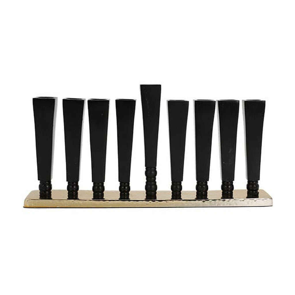 Aluminum Menorah 30*14 cm, Black